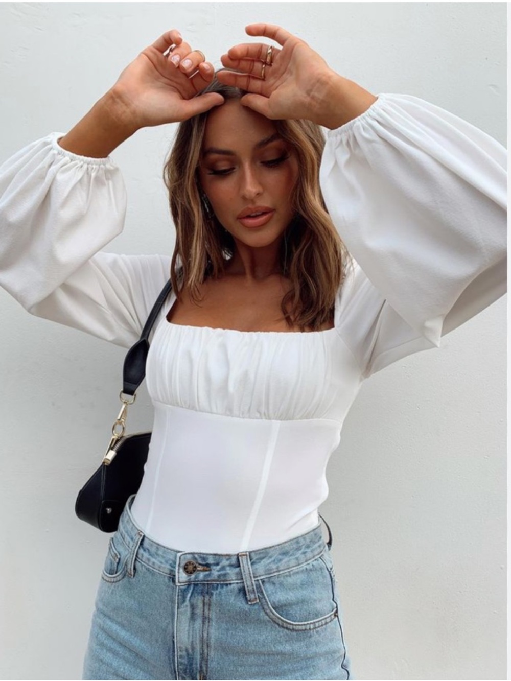 Princess Polly puff sleeve bodysuit